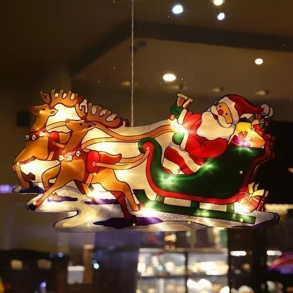 🎄 Window Hanging Lights