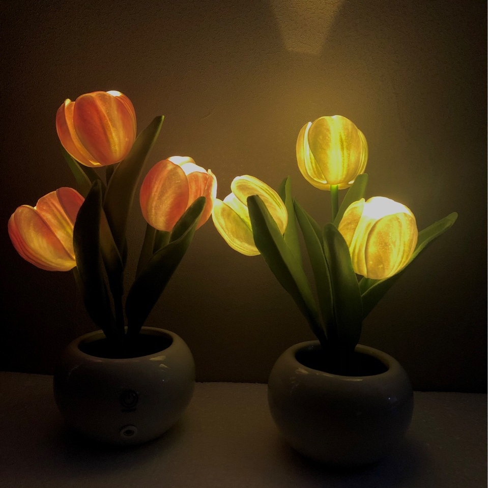 🌷 LED Tulip Glow Lamp