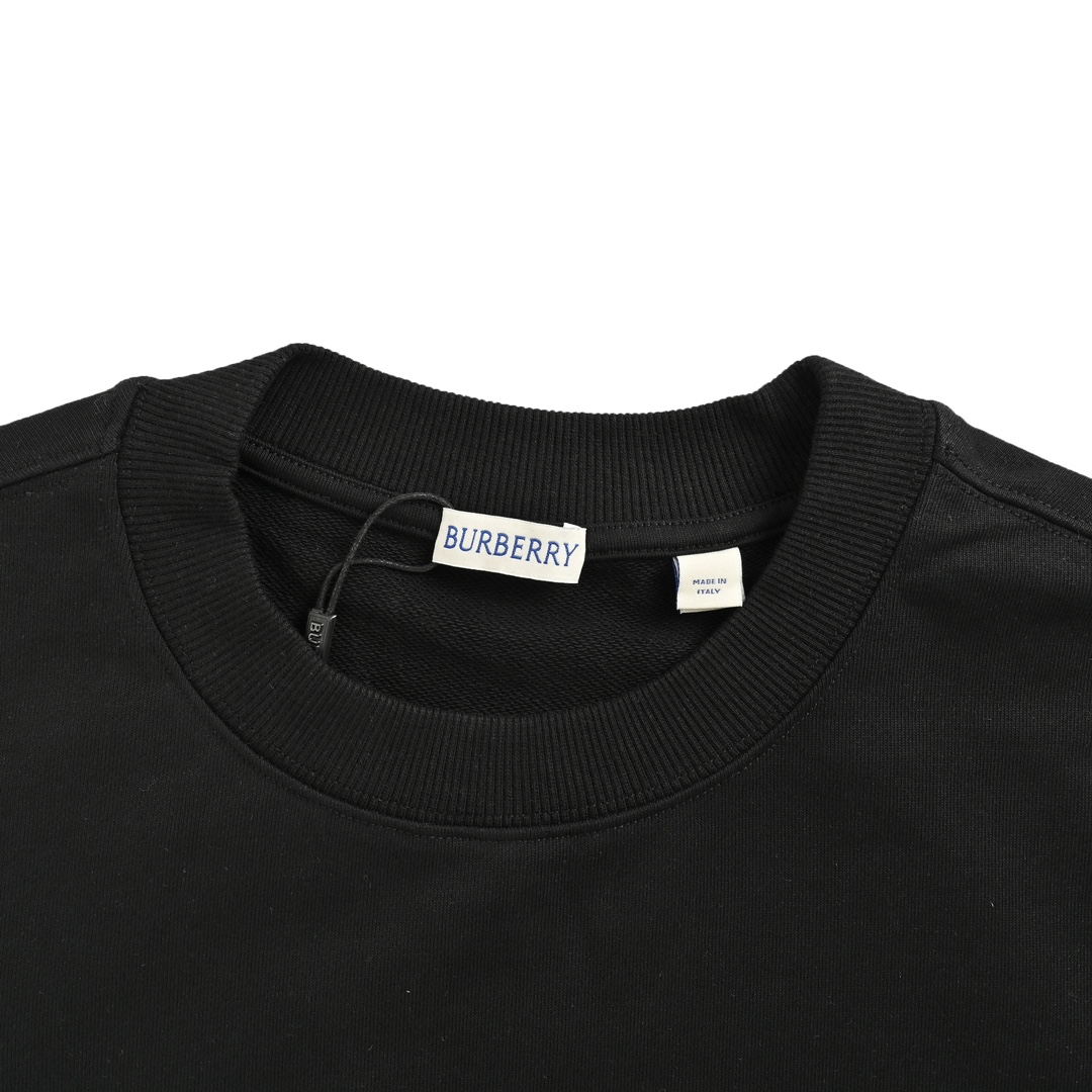 Burberry 24Fw horizontal arm warhorse print crew neck sweatshirt