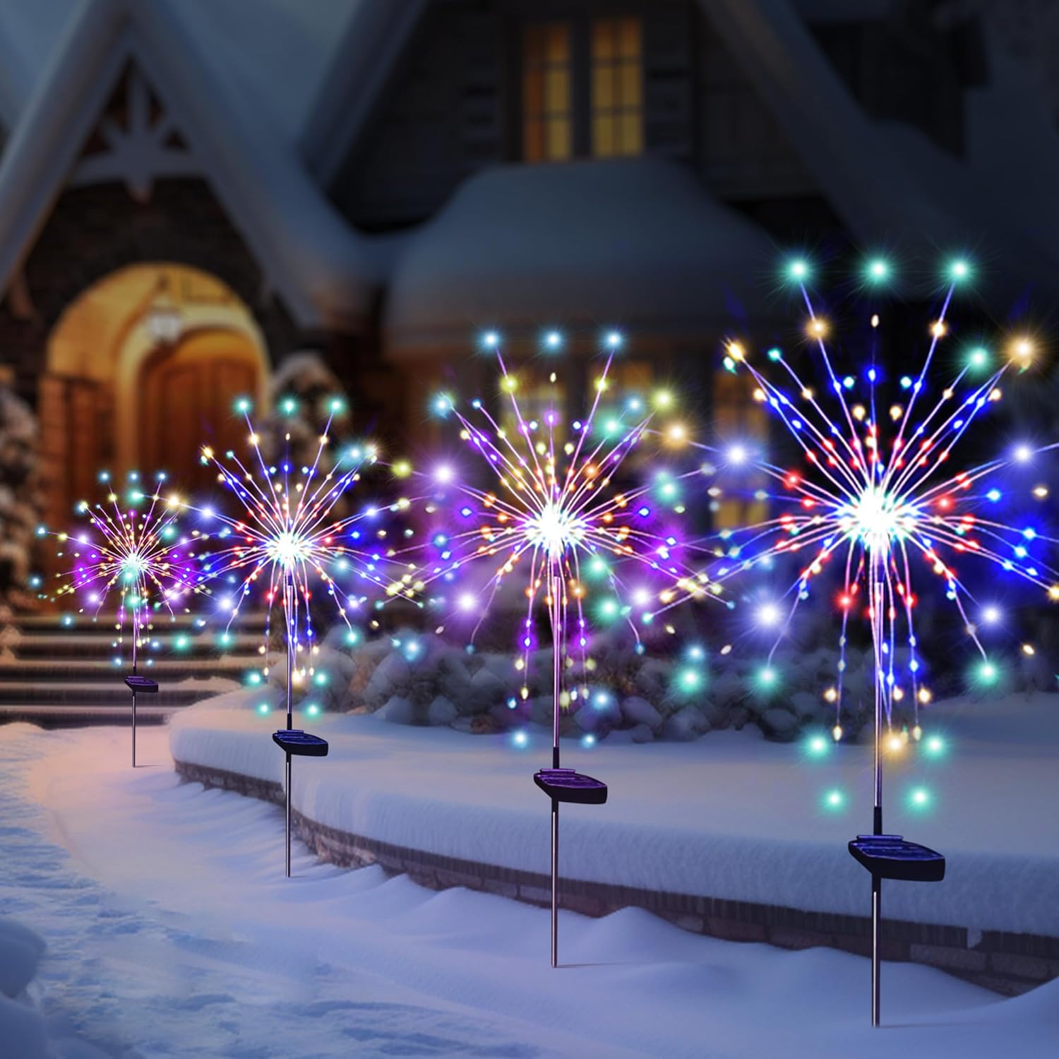 🔥ON SALE 59% OFF🔥Waterproof Solar Garden Fireworks Lamp