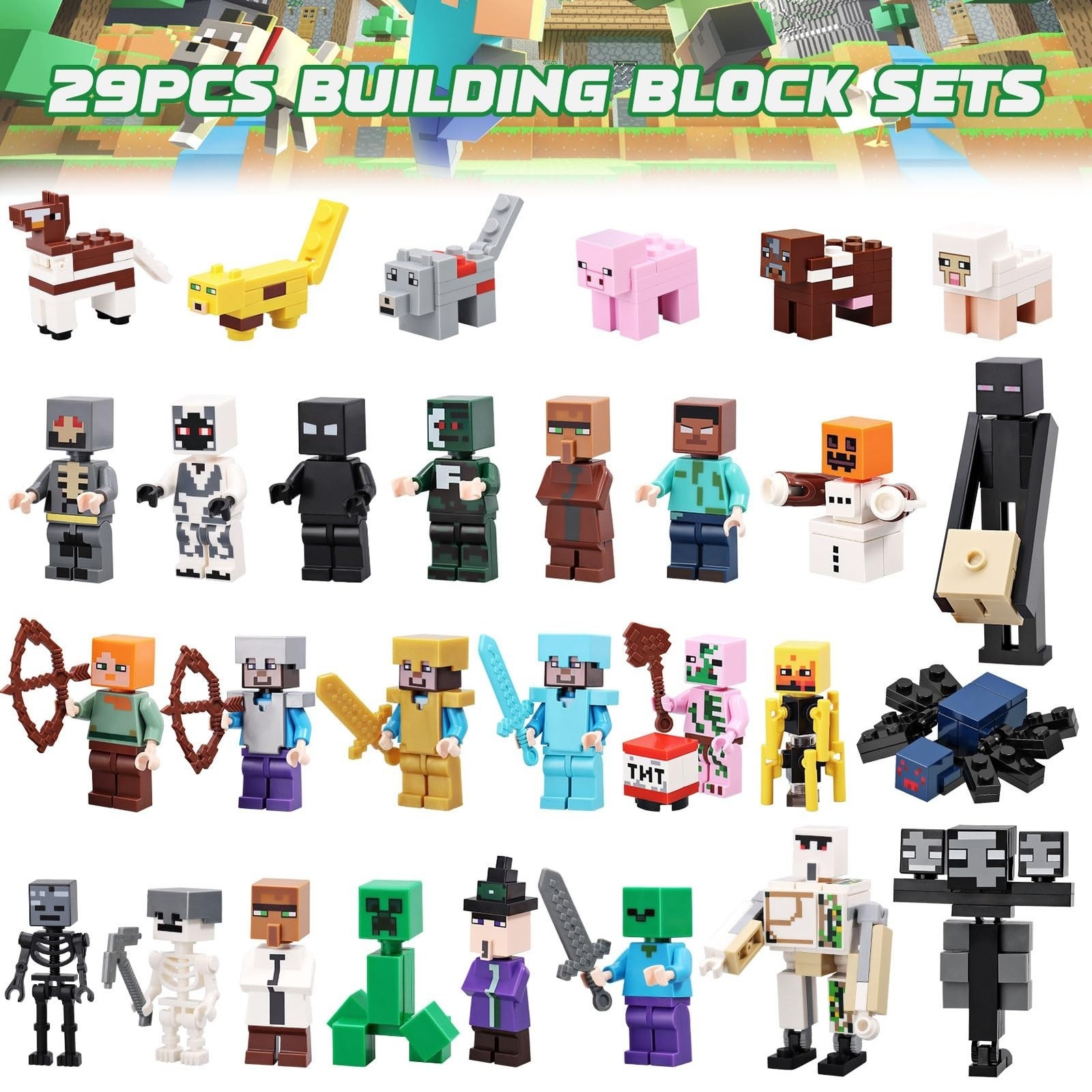 Pixel Block Advent Calendar 2025– 24 Days of Epic Buildable Figures