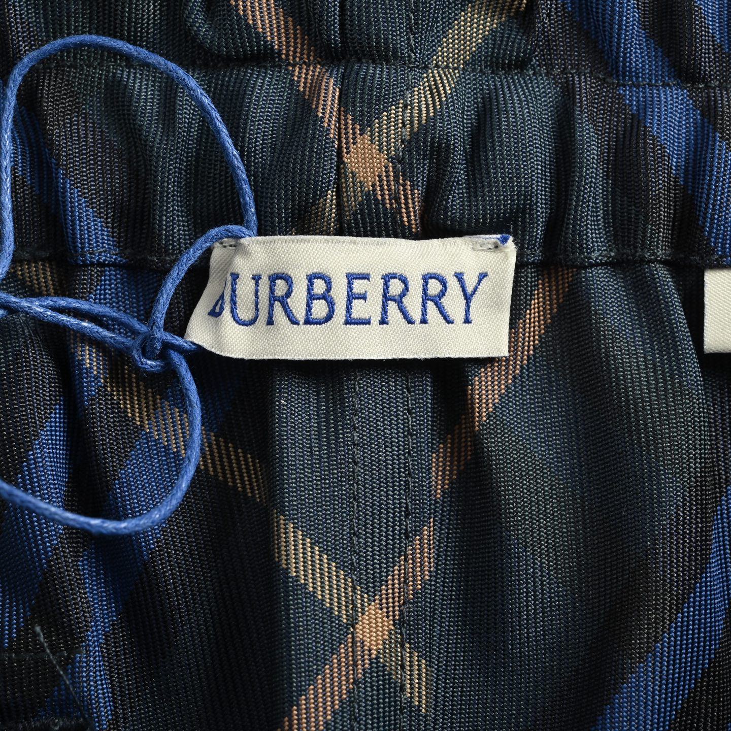 Burberry 25ss men's twill check shorts