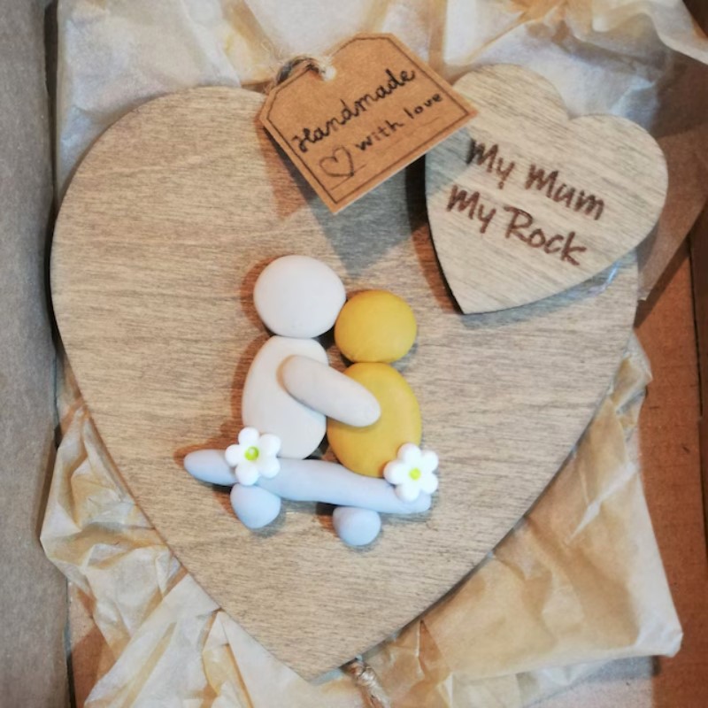 Gift for Mum, wooden hanging ornament