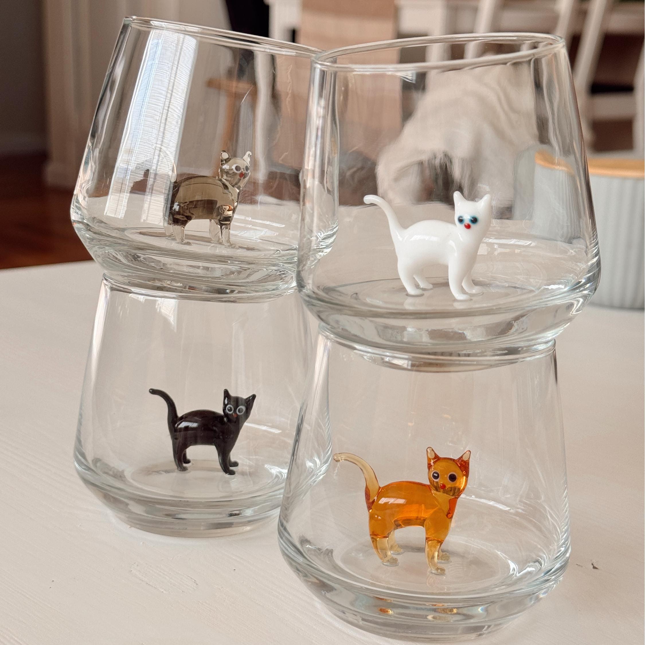🐱Cat Murano Glass Cups