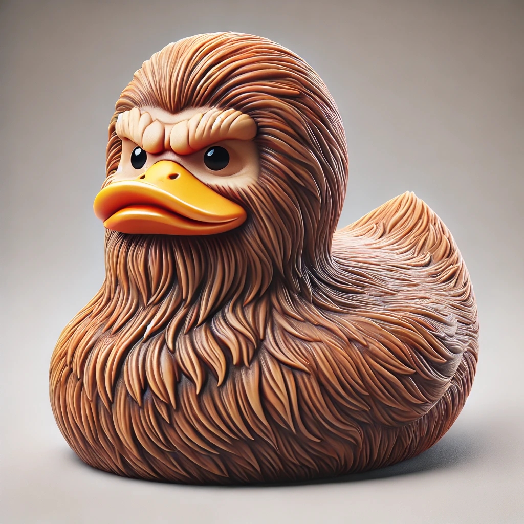Sasquatch Salute-Bigfoot Duck