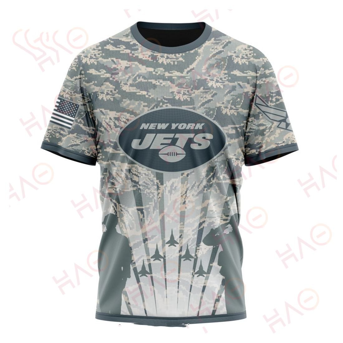 NEW YORK JETS 3D HOODIE US AIR FORCE