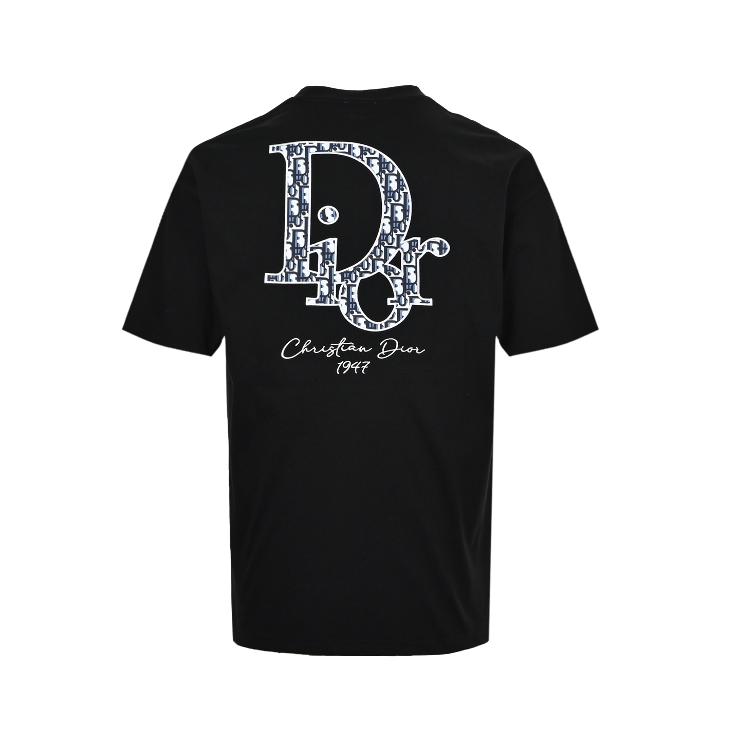 Dior 25ss patch monogram embroidered short sleeves
