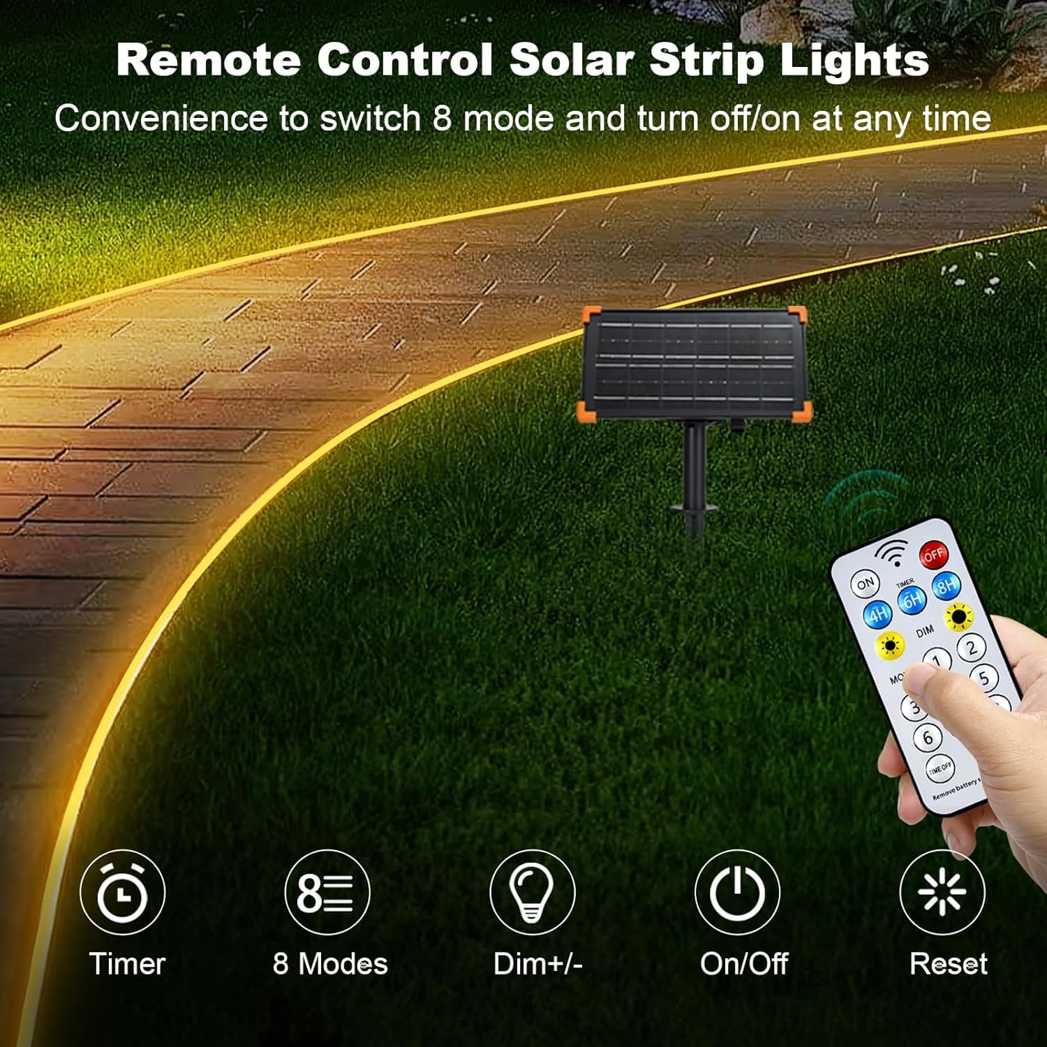🔥Last Day 50% OFF🔥16.4Ft 320 LED Solar Powered Strip Lights Outdoor Waterproof