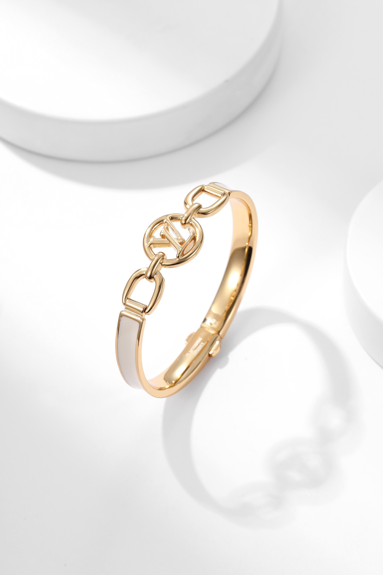 Louis Vuitton White Enamel Bracelet