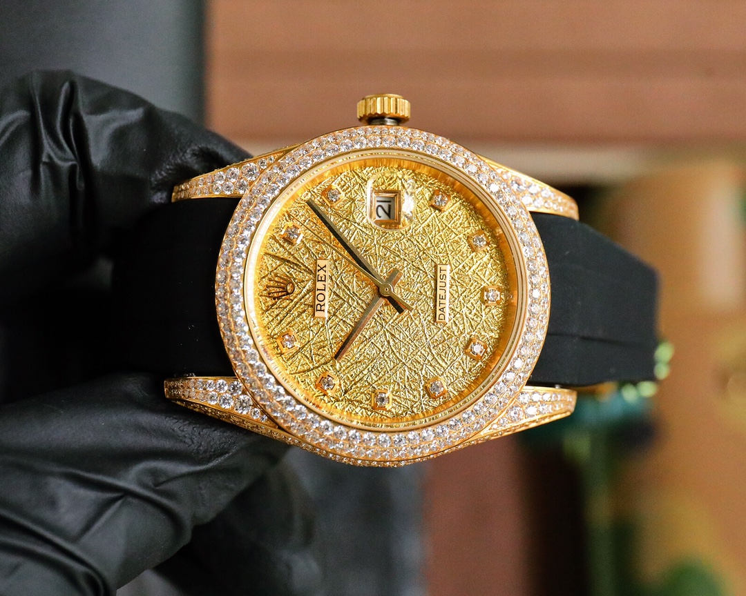 Rolex Datejust Full Diamonds Luxury Edition