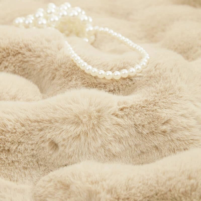 😍Cosy Plush Solid Colour Non-slip Couch Cover