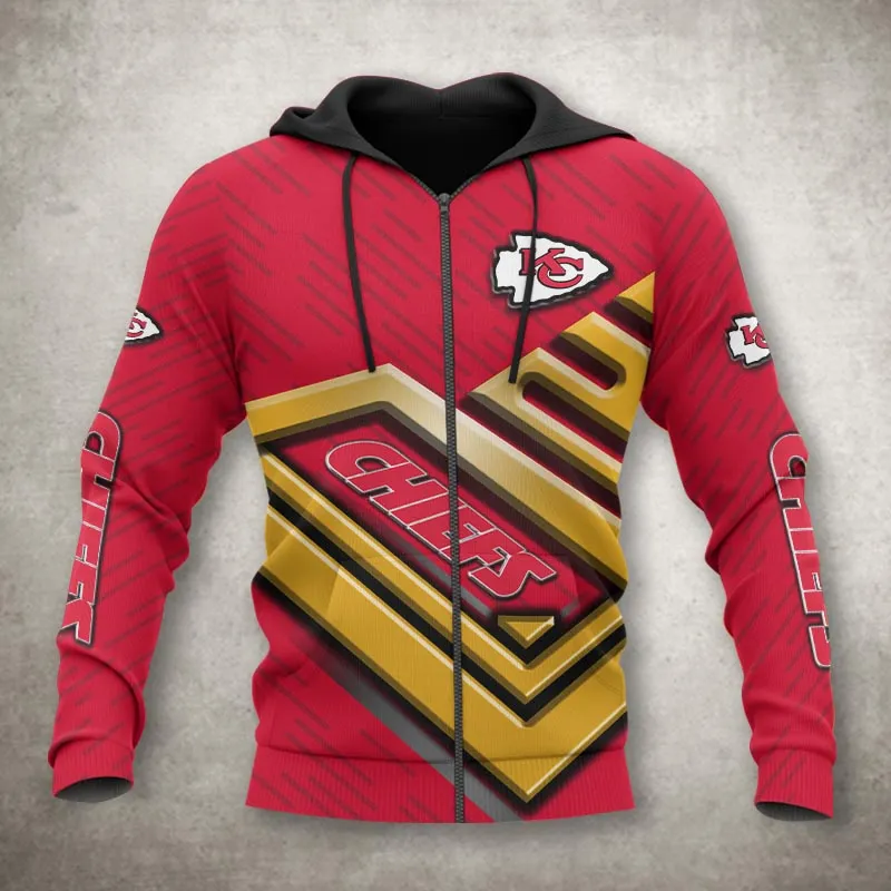 KANSAS CITY CHIEFS 3D HOODIE DK4387