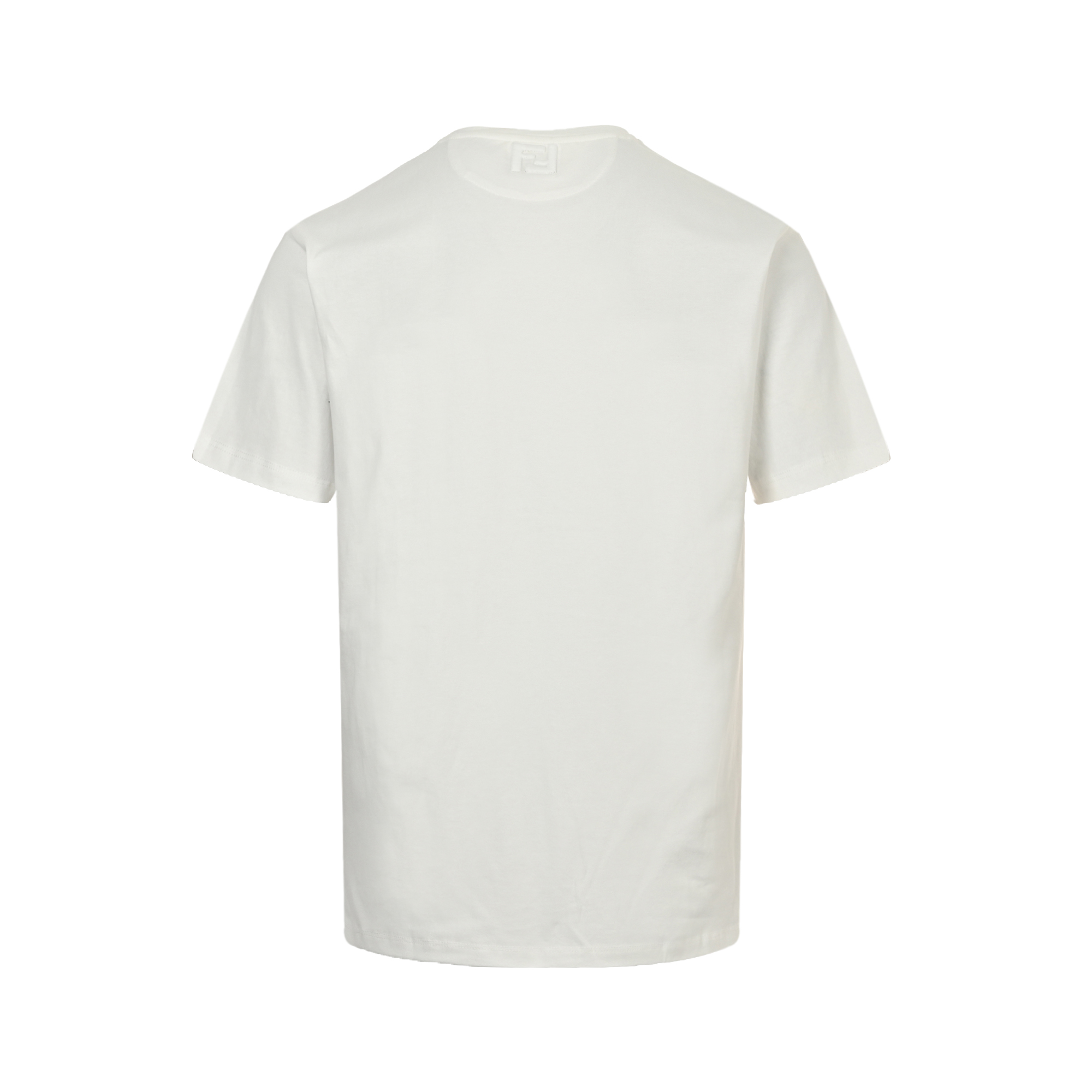 Fendi 25ss flocked letter eye print short sleeve