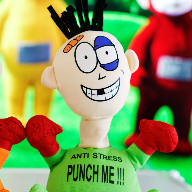 Funny Punch Me Screaming Doll