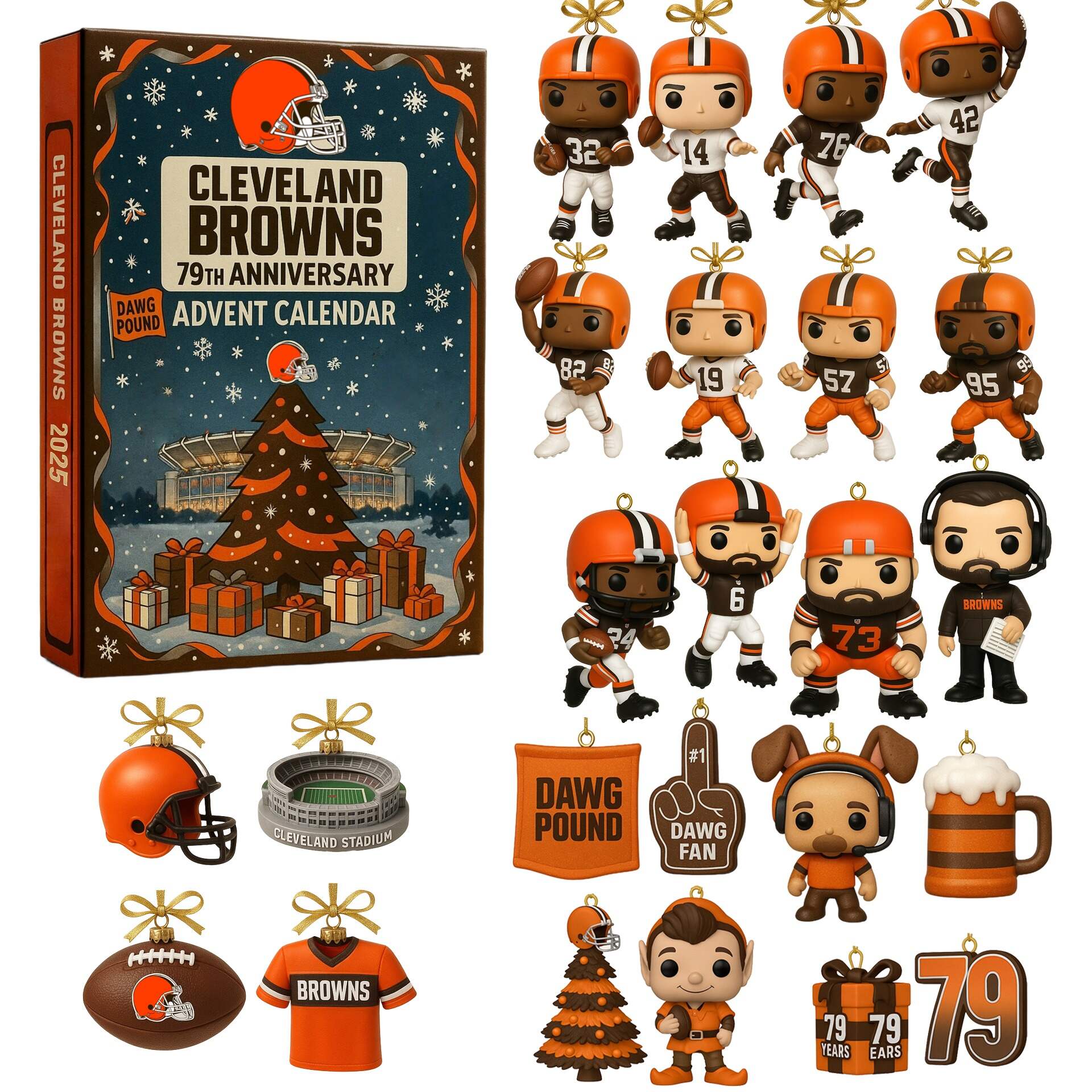 Cleveland Browns 79th Anniversary Advent Calendar 2025