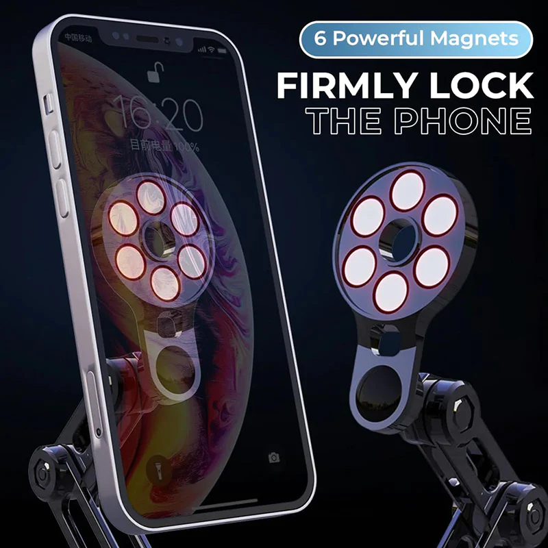 🔥Last Day Promotion 55% OFF--Universal 360° PRO robotic arm magnetic car phone holder