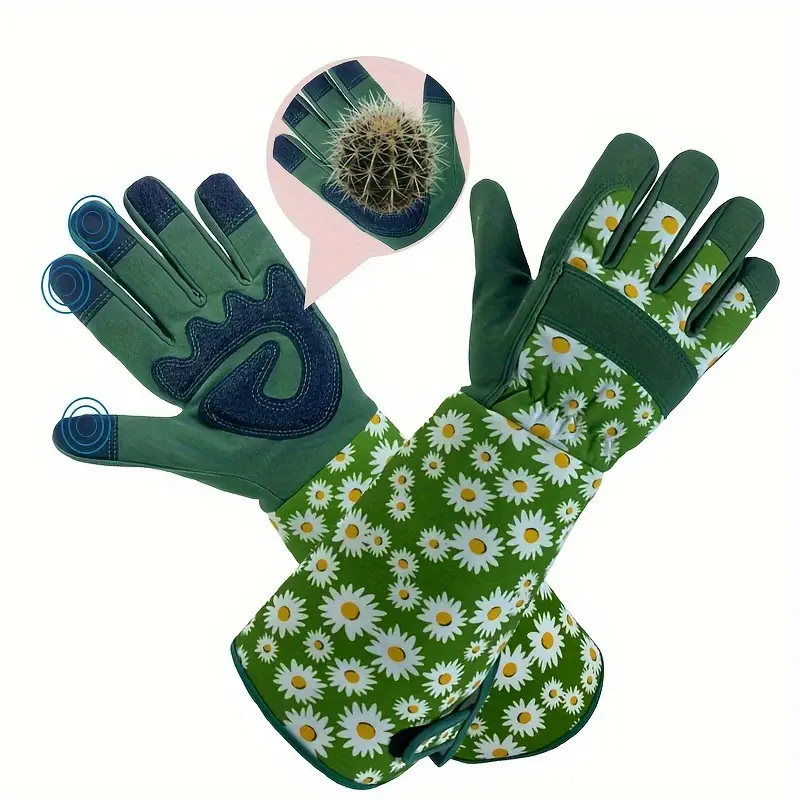 Long Sleeve Women's Gardening Protective Gloves