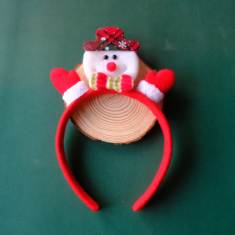 Christmas headband Christmas Headband Cartoon light up headband Christmas hairpin Christmas gift