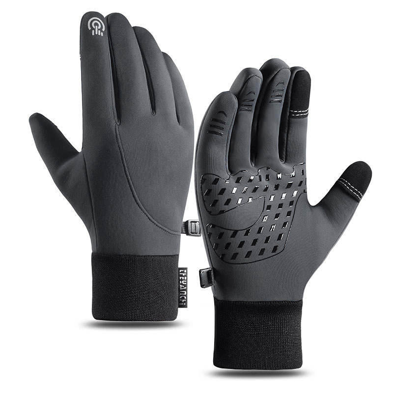 ❄️ Early Winter Sale 49% off ❄️🧤Winter zipper touch screen windproof warm waterproof gloves