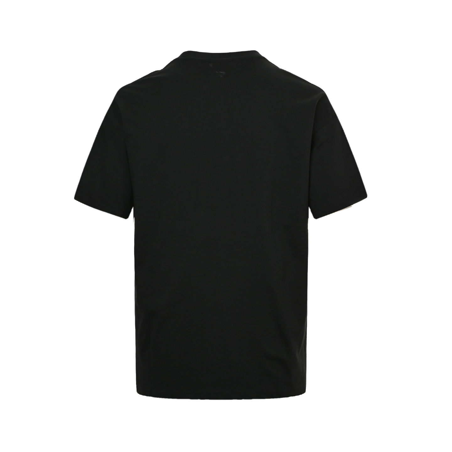 Balenciaga 25ss lock button silver embossed letter short sleeves
