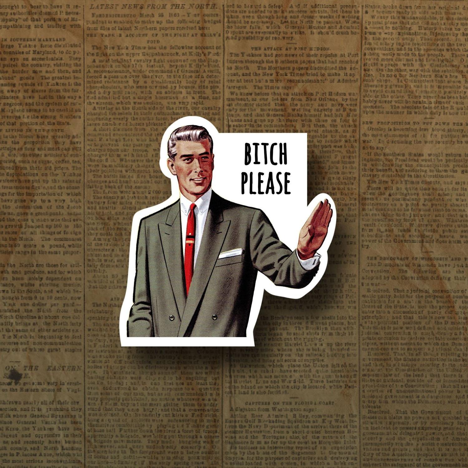 Funny Motivational Sticker and Magnet