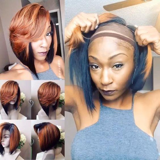 Luna L07 Feminine Cropped Shoulder Length Straight Wig