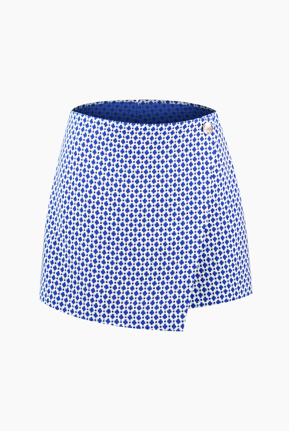 Short tejido de un boton
