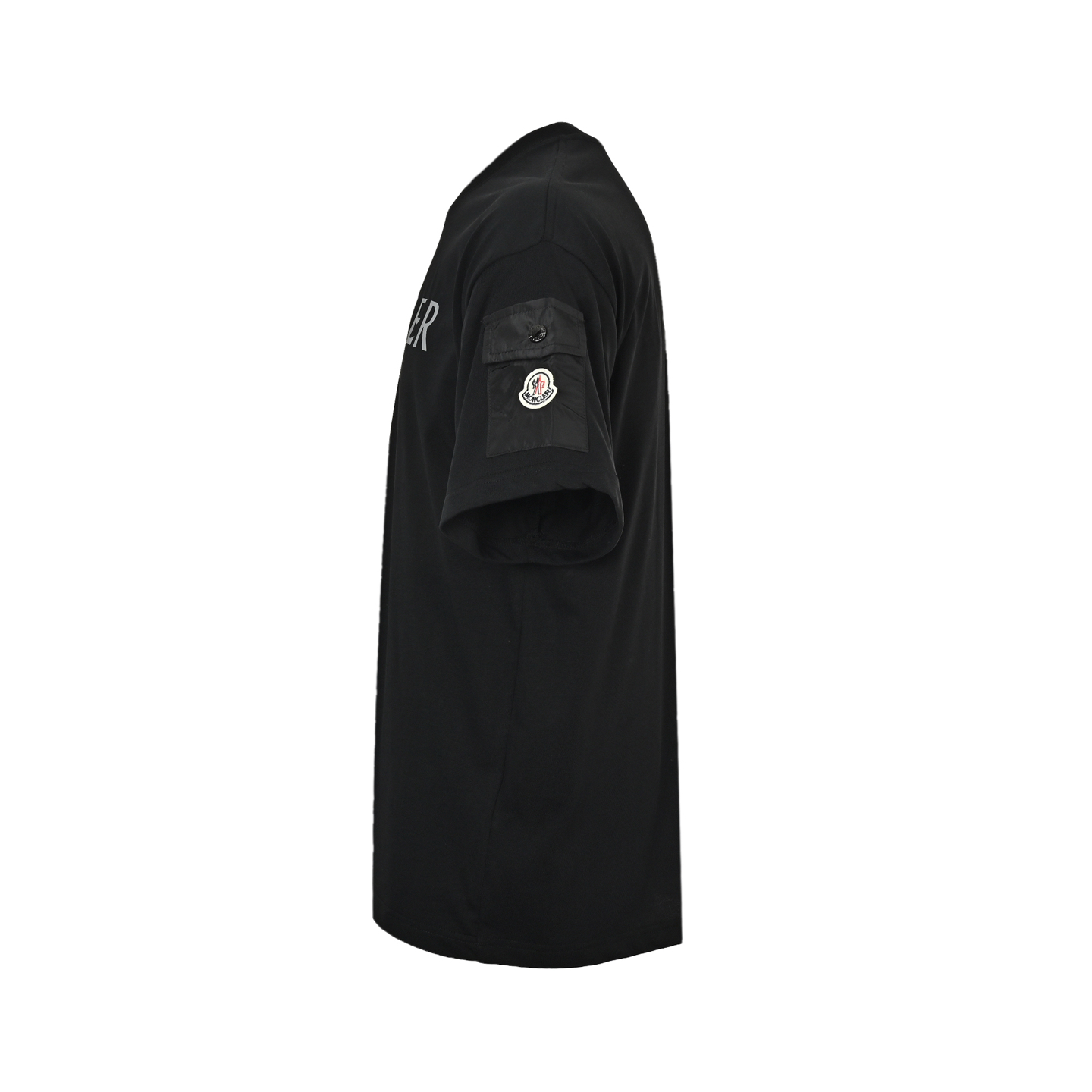 Moncler classic print sleeve pocket short sleeve