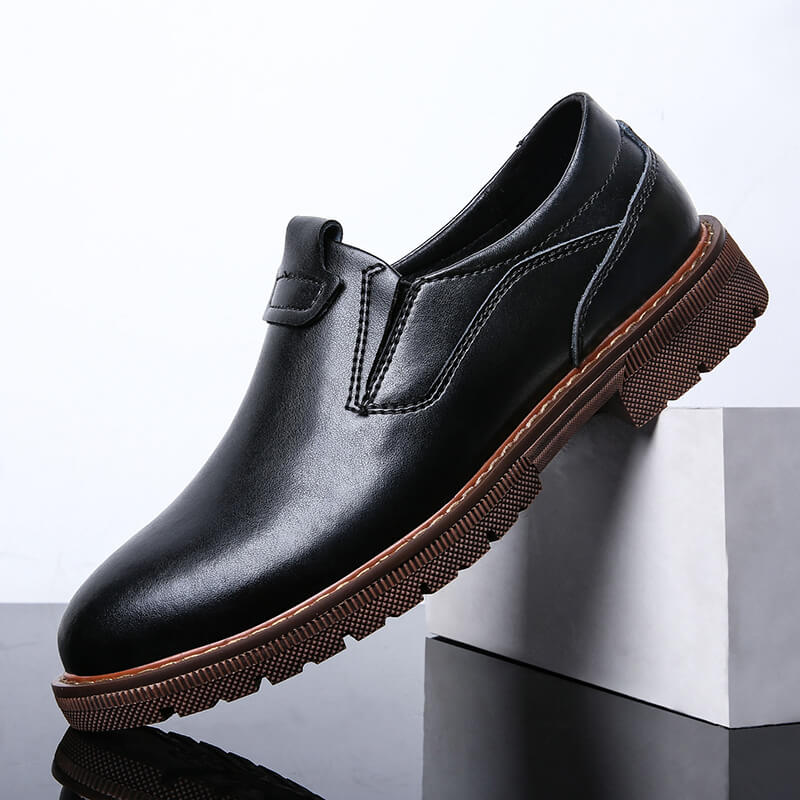 Men's Genuine Leather Slip-On Loafers