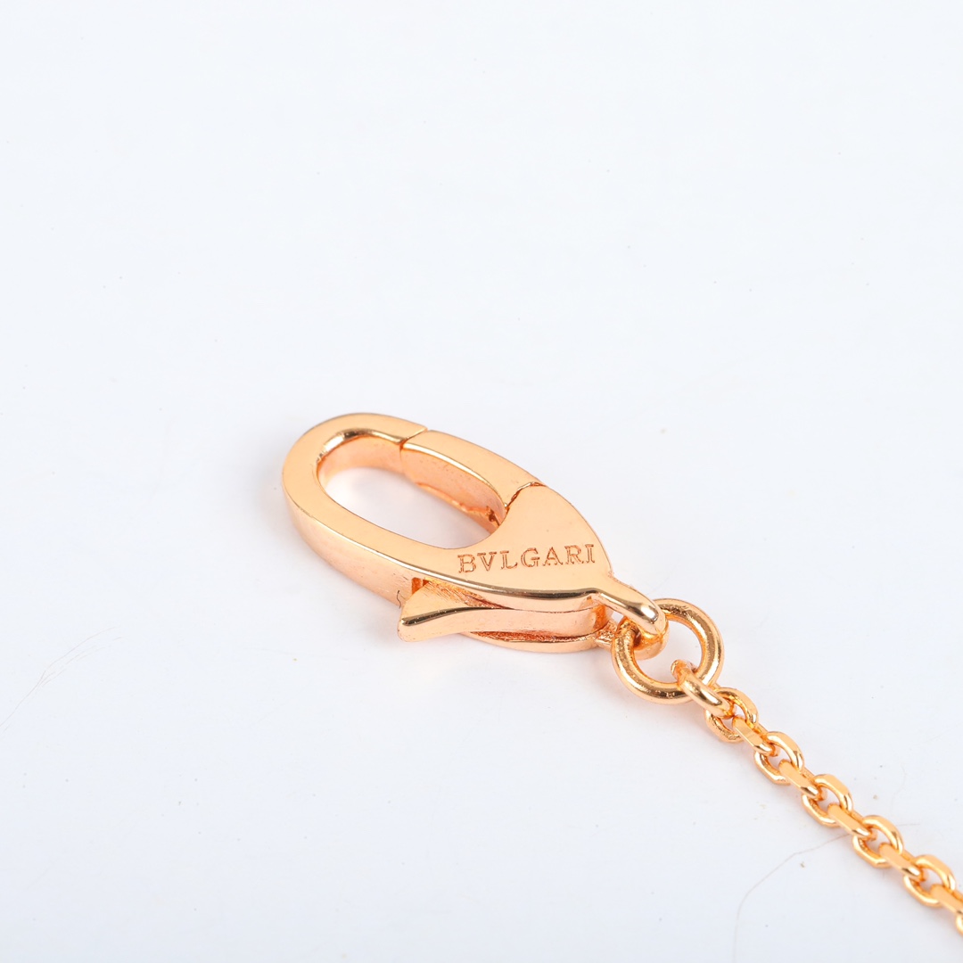 Bulgari Large Mother-of-Pearl Diamond Necklace