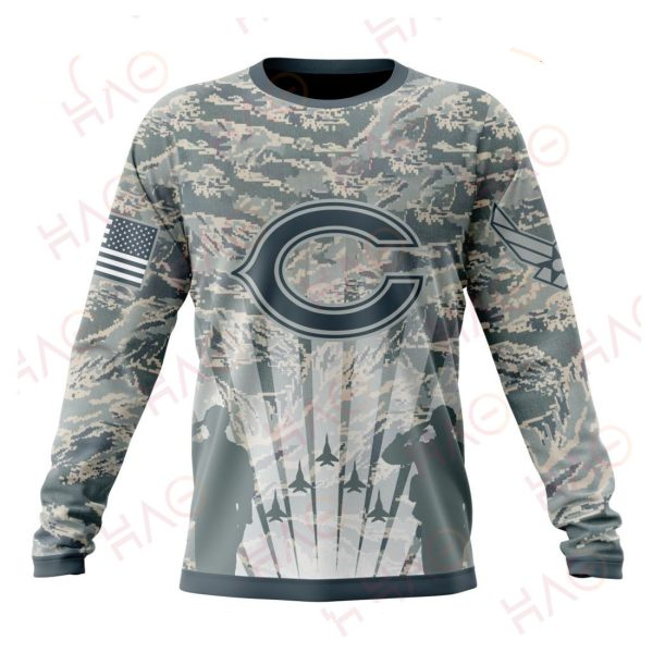 CHICAGO BEARS 3D HOODIE US AIR FORCE