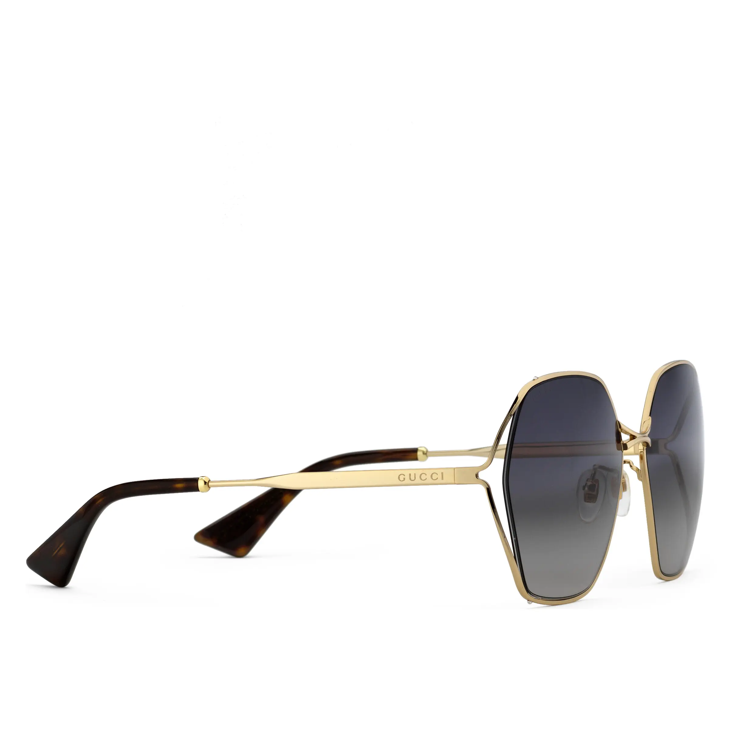 Gucci fitted round frame sunglasses