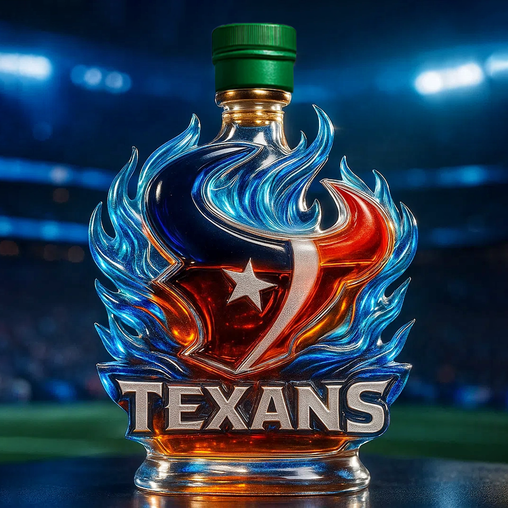 Fire of the Lone Star, Spirit of the Bull——Houston Texans Whiskey Bottle
