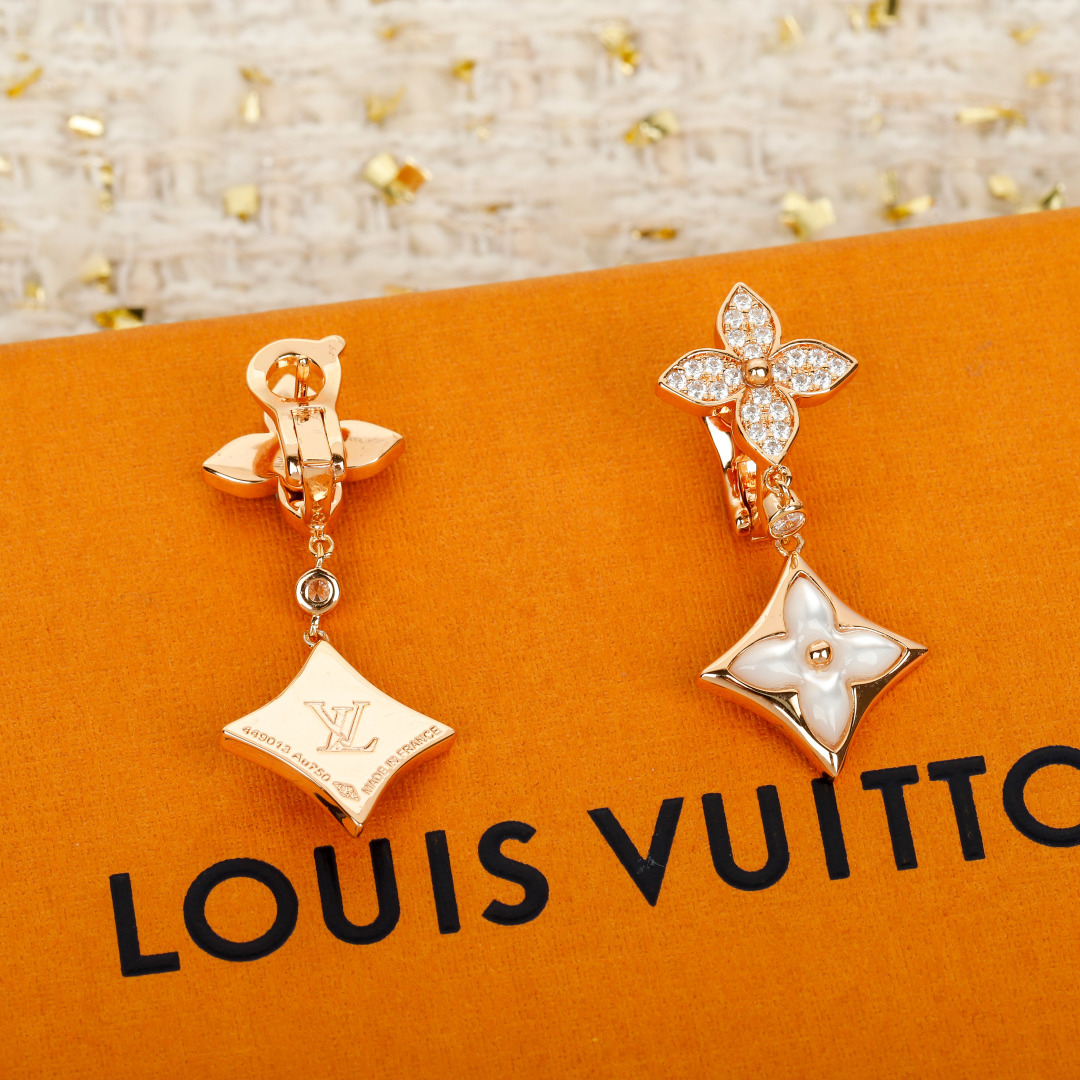 Louis Vuitton Monogram Flower earrings