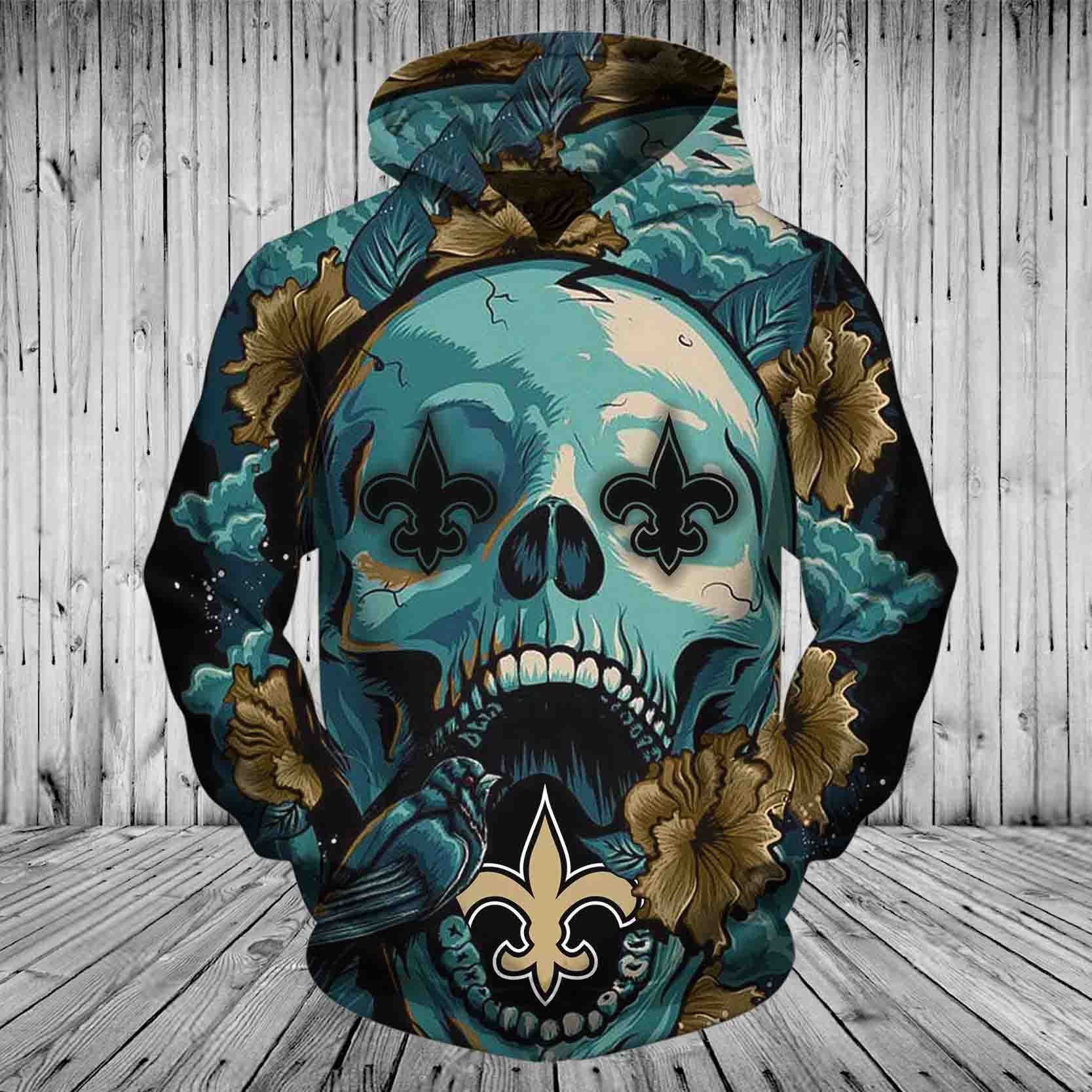 SAINTS HOODIE 3D FLOWER17