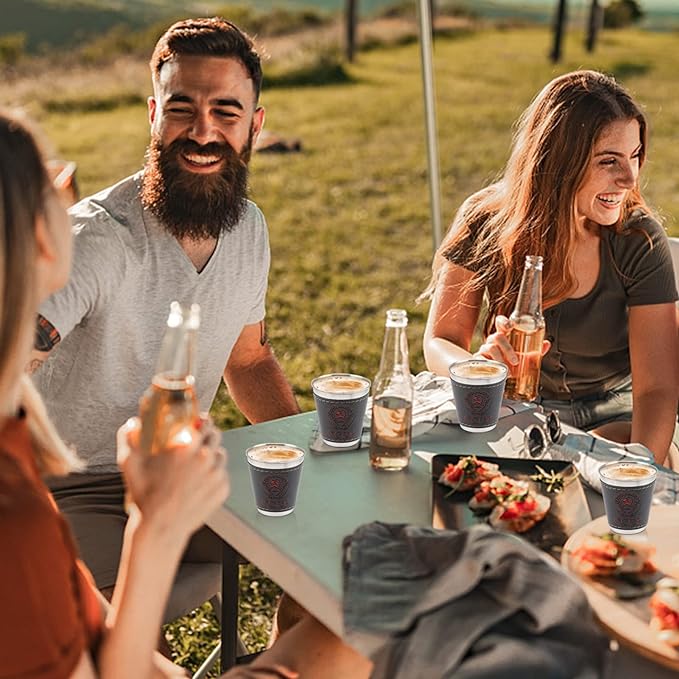 🔥Last Day Promotion-[SAVE 50% OFF]--Portable Stainless Steel Camping Cup 🔥(SET OF 4PCS)-BUY 2 SETS GET 10% OFF