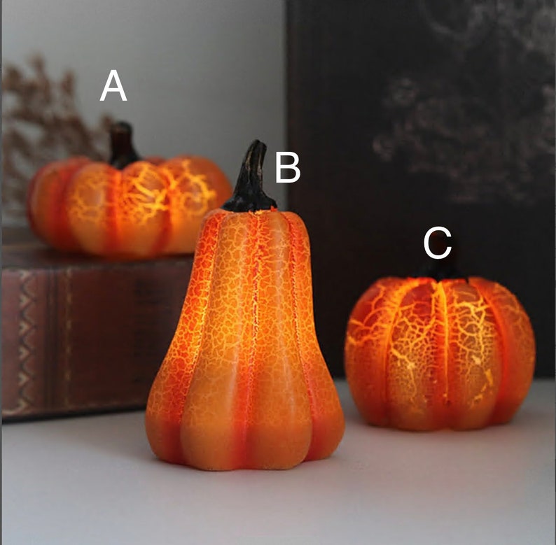 (🎃Early Halloween Hot Sale)Pumpkin Lamp Resin Luminous