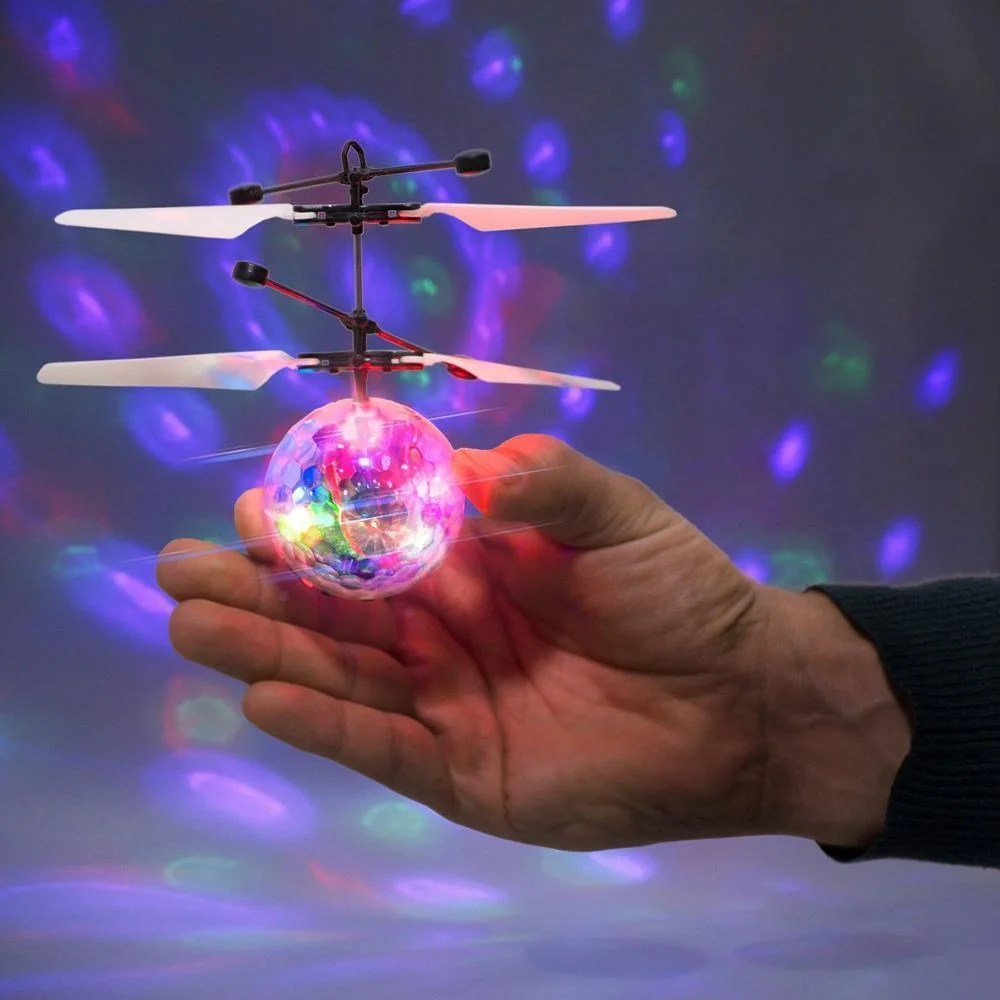 (🔥Last Day Promotion-SAVE 50% OFF)Induction LED colorful crystal ball flying ball--BUY 2 GET 1 FREE