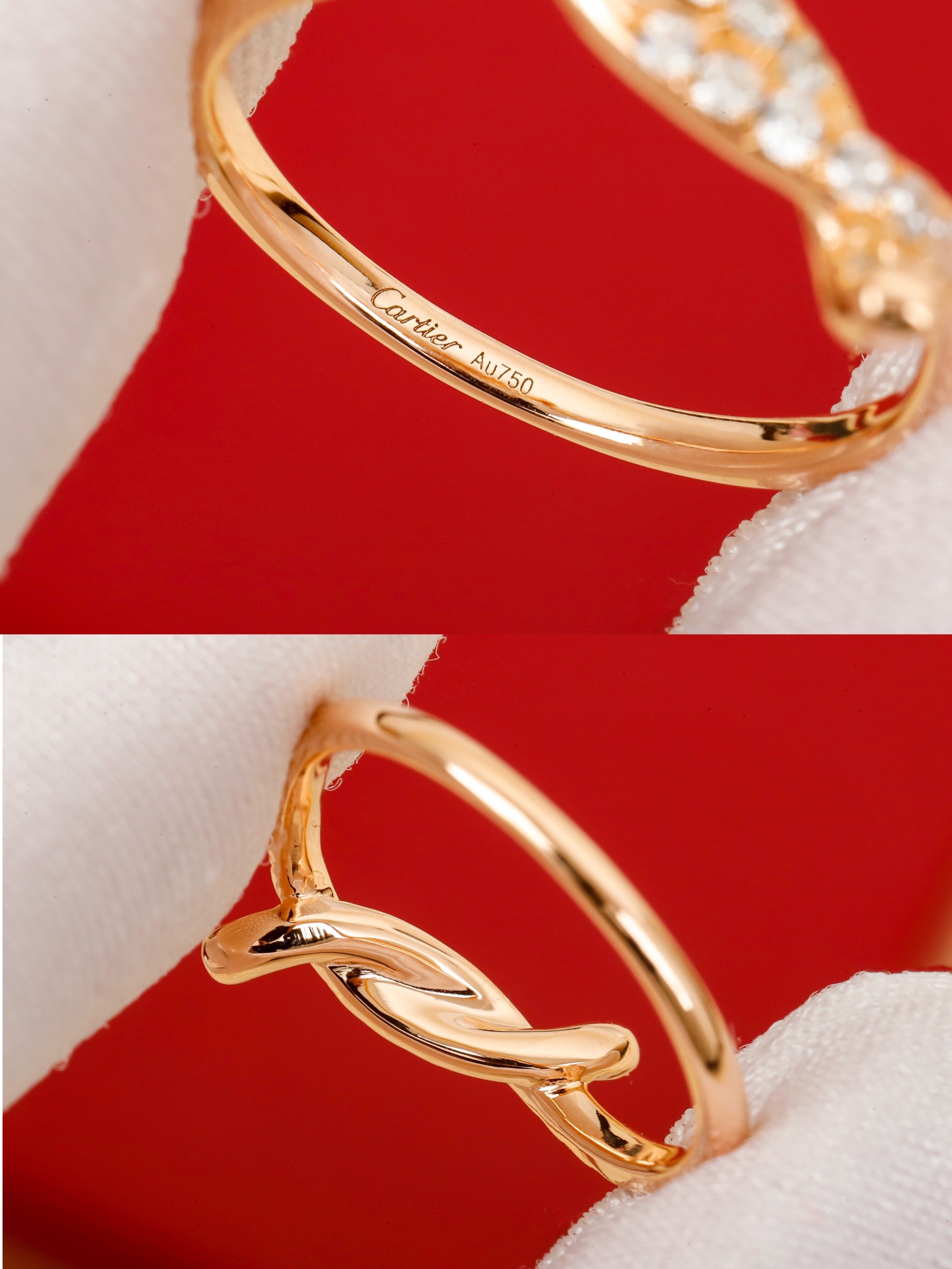 Cartier Love Knot Diamond Ring