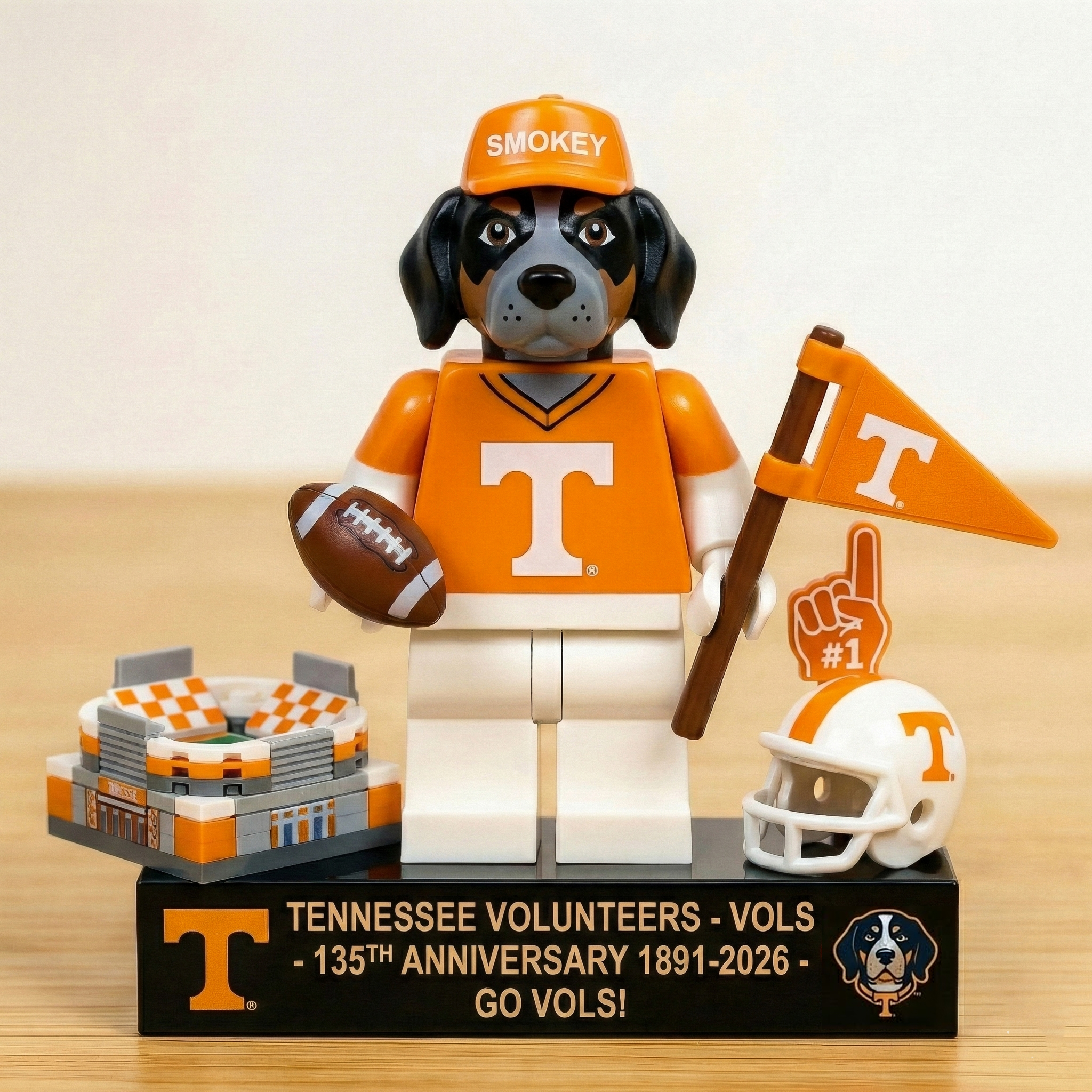 Tennessee Volunteers · 135th Anniversary Smokey Commemorative Figure