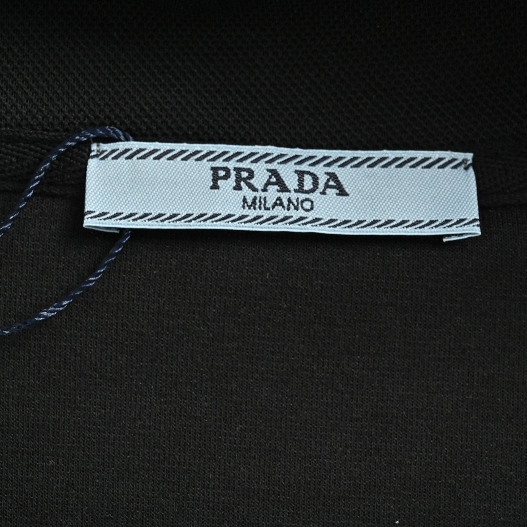 Prada 24Fw triangle logo green ribbon patchwork suit jacket