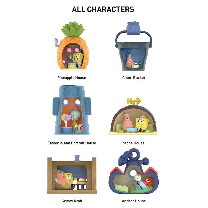 POP MART SpongeBob SquarePants Carnival Anniversary Series Scene Sets [1 Blind Box]