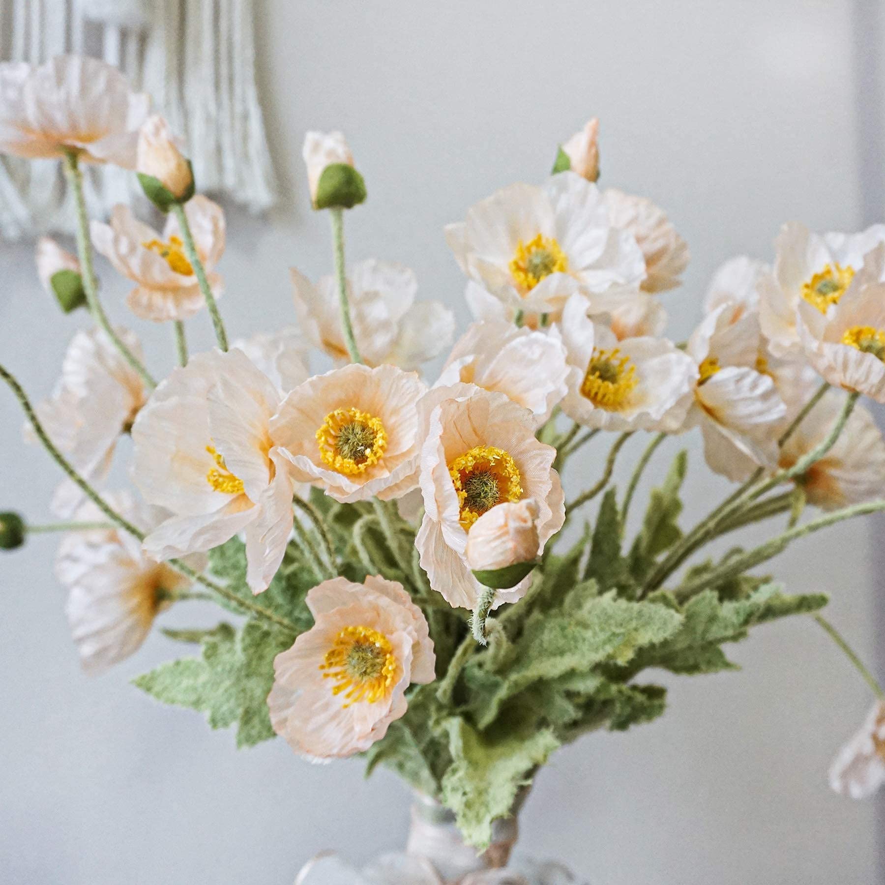 🔥Last Day 50% OFF🔥Artificial Poppy Silk Flowers for Home Decor, Wedding Bouquet(Set of 5 stems)📦BUY 2SETS GET 10% OFF & FREE SHIPPING NOW