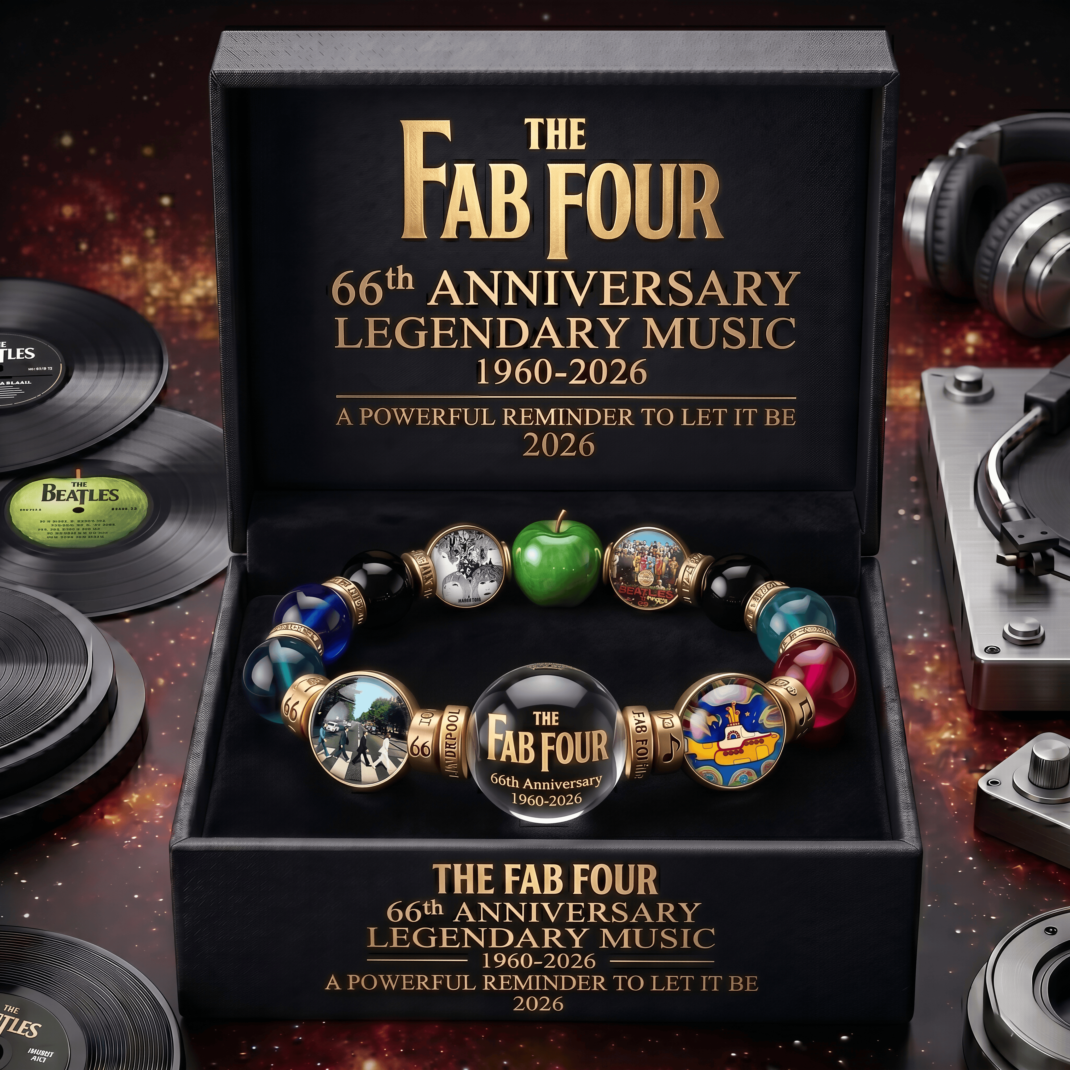 “The Fab Four” 66th Anniversary Limited Edition Gemstone Bracelet