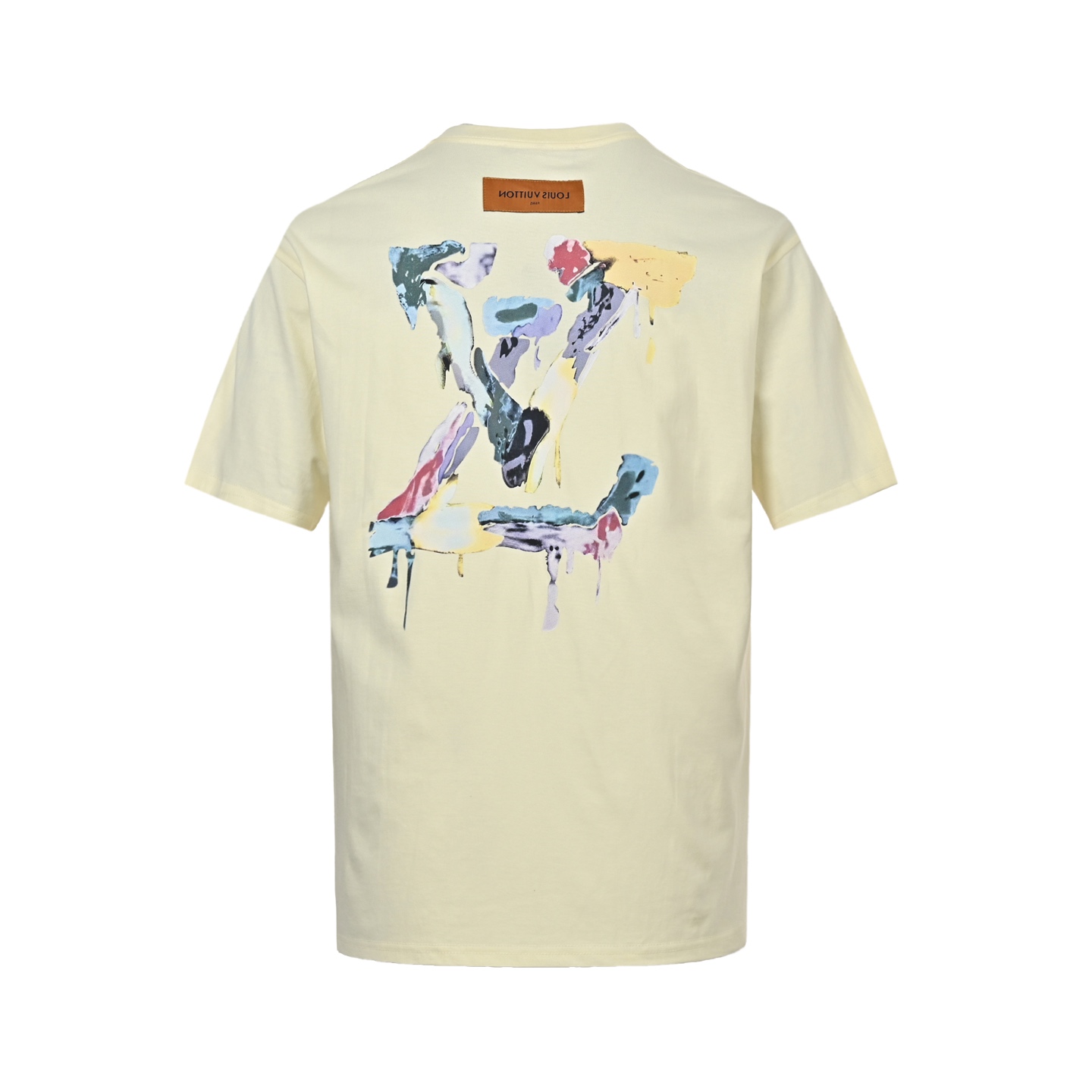 Louis Vuitton 23ss Melted Hand Drawn Graffiti Letters Printed Short Sleeve