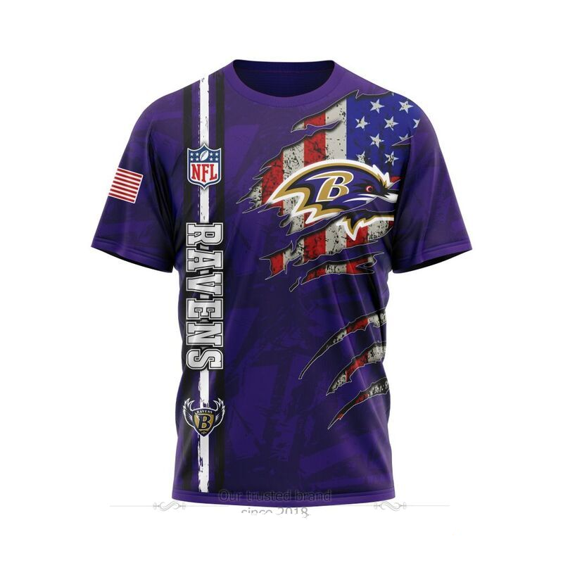 BALTIMORE RAVENS 3D HOODIE SKULL0802