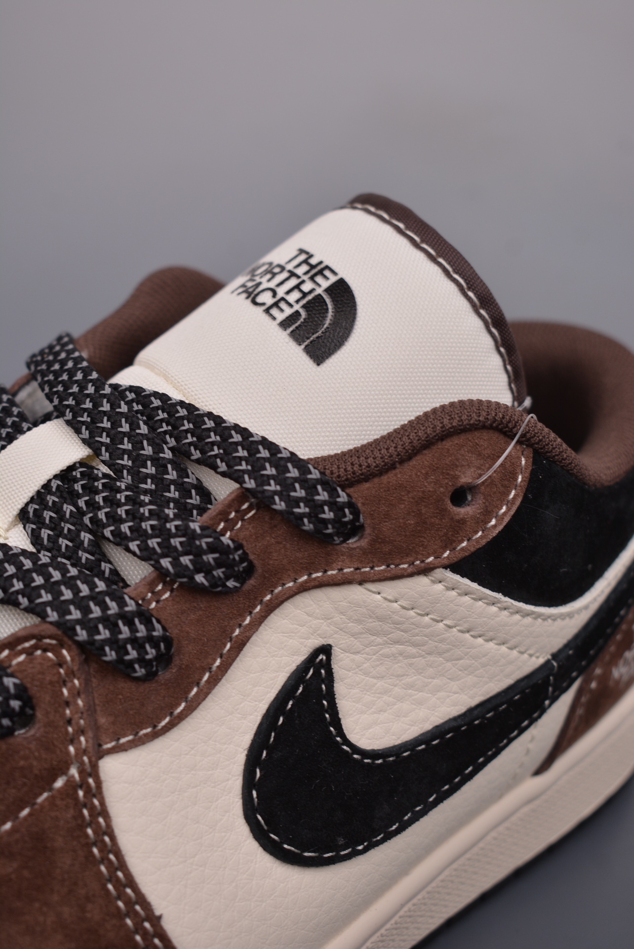 The North Face x Travis Scott x Nike Air Jordan 1 Low OG SP Brown Black Off-White XS6086-004