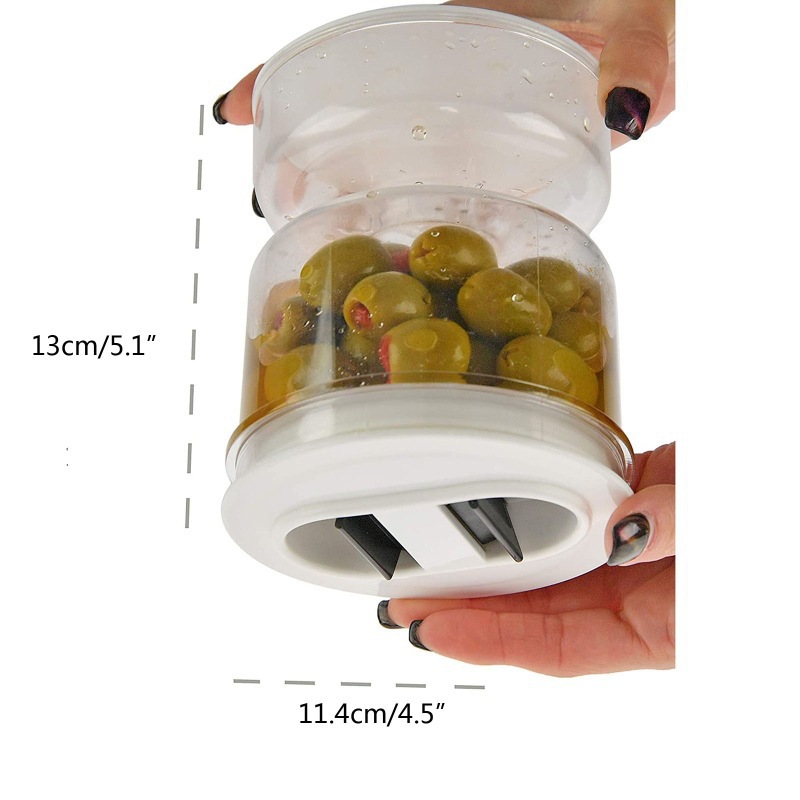 🔥Last Day 50% OFF🔥Pickle and Olives Jar Container with Strainer🔥BUY  3 SAVE 10% OFF & FREE SHIPPING