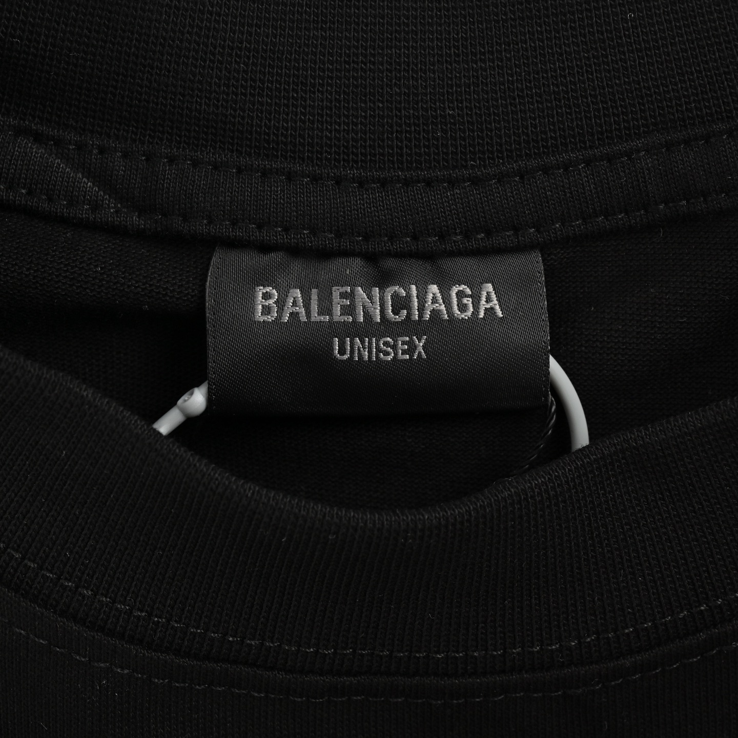 Balenciaga Cola black tape printed short sleeves