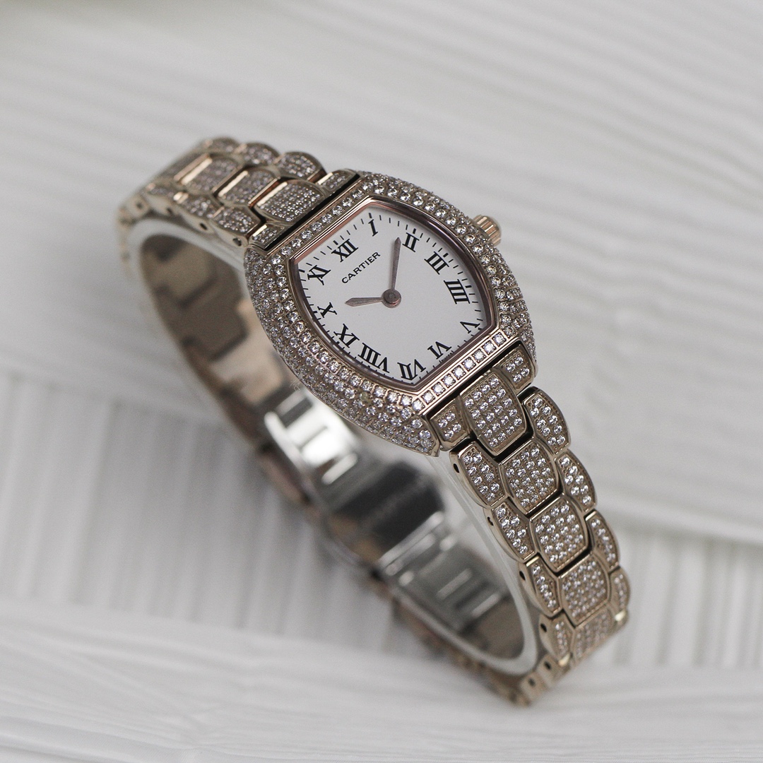 Cartier Gypsophila - Mini lady tonneau watch